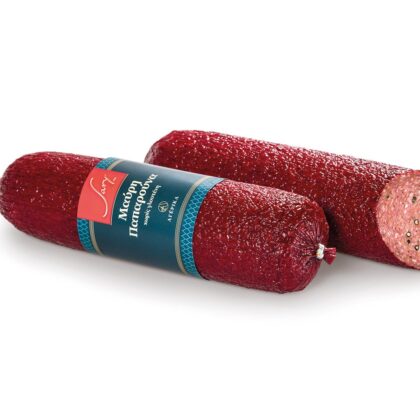 Σαλάμι αέρος χοιρινό "Μαύρη Παπαρούνα" (χ.γλ.)