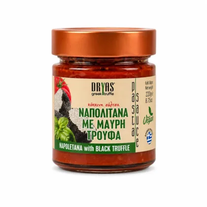 Σάλτσα Napolitana με Μαύρη Τρούφα 220γρ - Dryas