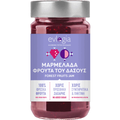 Μαρμελάδα Φρούτα Δάσους 280γρ - Evlogia