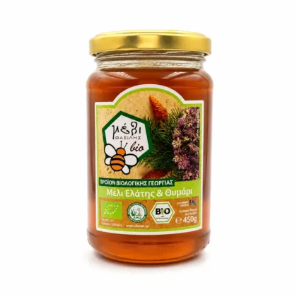 Μέλι Ελάτης & Θυμάρι Bio 450γρ - Φασιλής