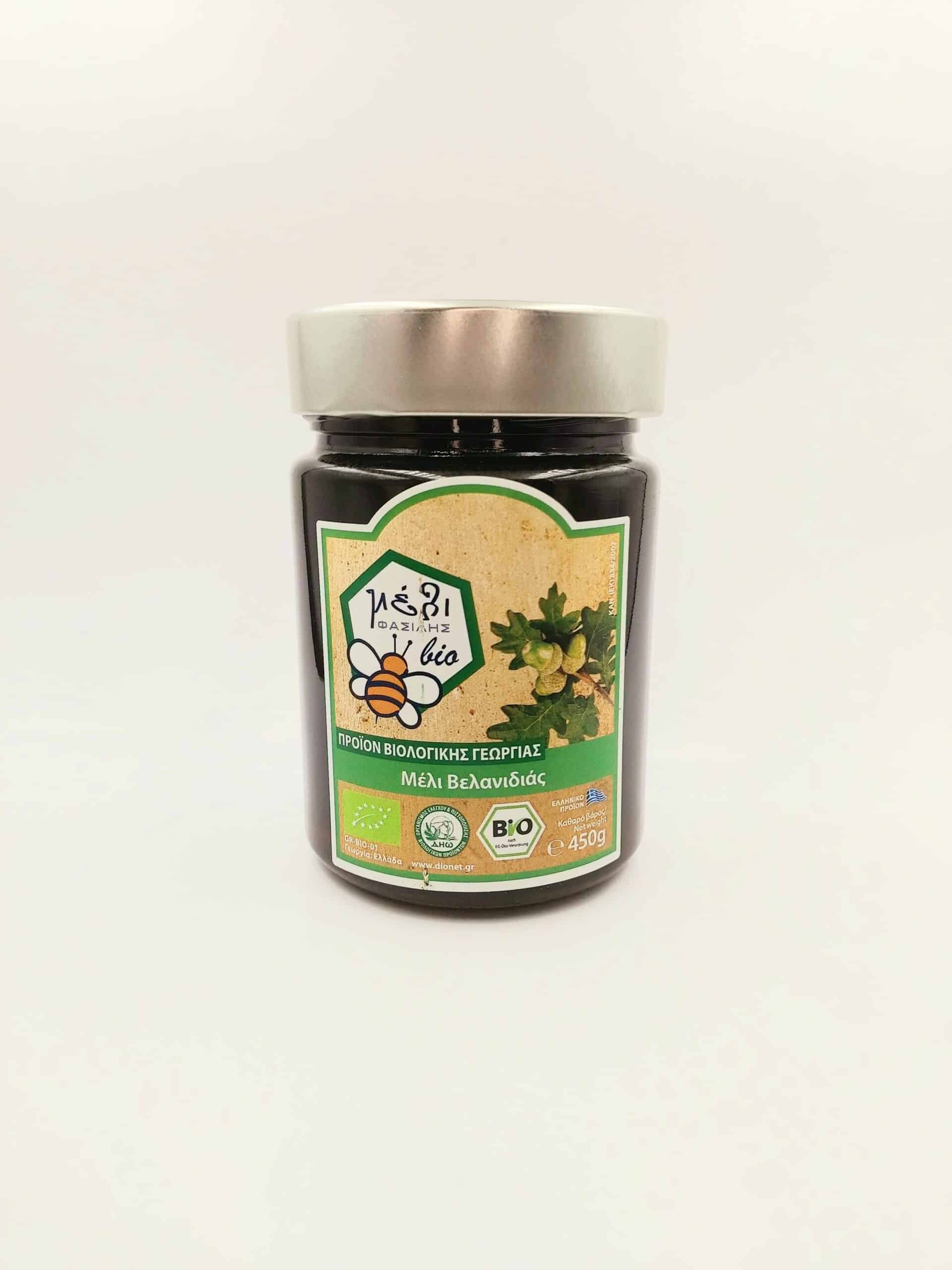Μέλι Βελανιδιάς Bio 450γρ - Φασιλής