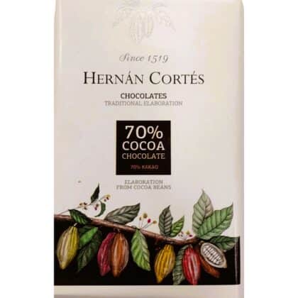Σοκολάτα 70% Κακάο 25γρ - Hernan Cortes
