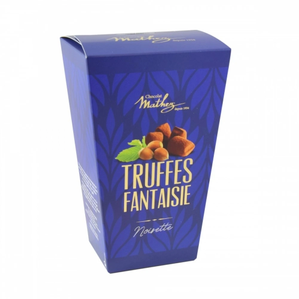 Τρούφες Κακάο με κομμάτια Φουντουκιού 250γρ - Mathez